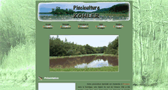 Desktop Screenshot of pisciculturekohler.fr